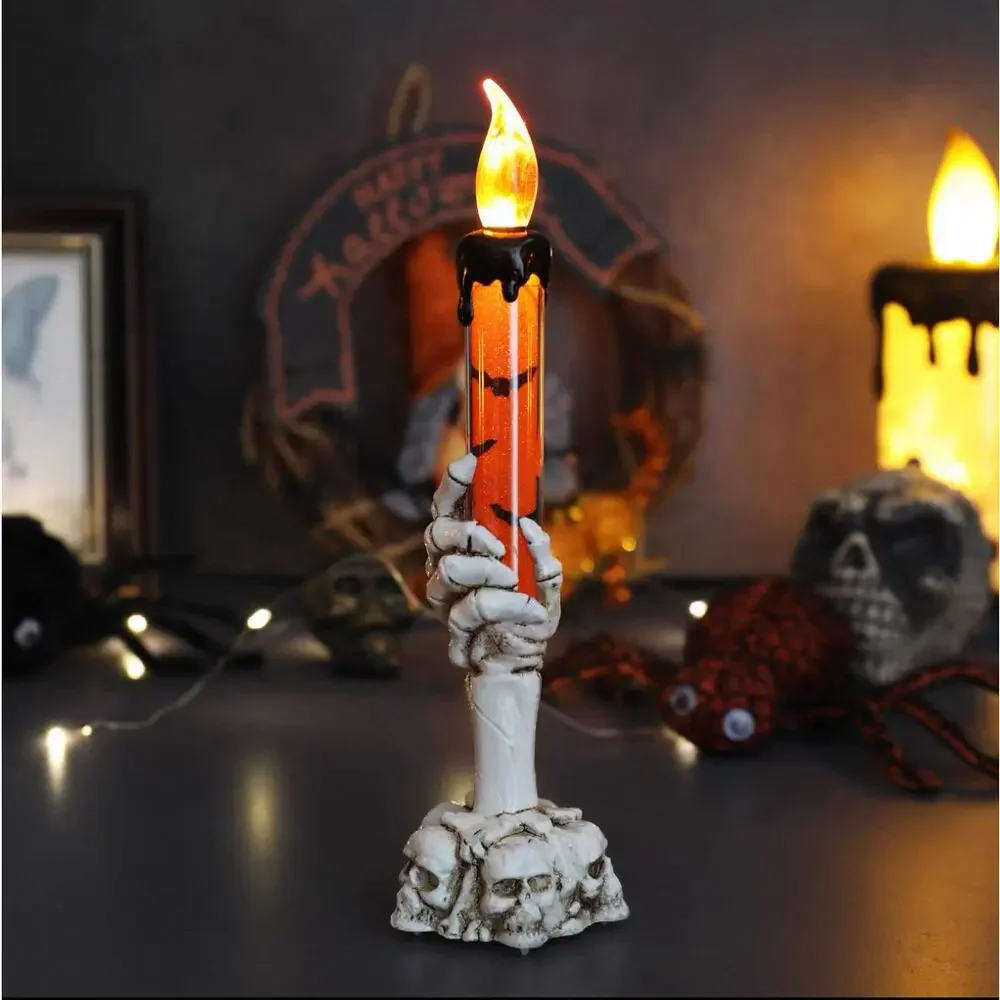 Ghost Hand LED Candle Lamp Spooky Halloween Indoor Party Decor Holiday Gift